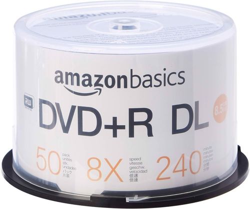 Zestaw 50 płyt DVD+R DL 8,5GB (240min) szybkość 8x na Arena.pl