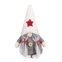 krasnal świąteczny boże narodzenie  19 cm z pluszu ksn08b