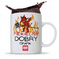 Kubek Prezent Dla Piekielnie Dobrego Grafika Z Nadrukiem Ze Zdjęciem