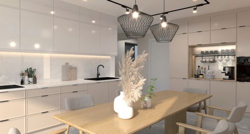 KUCHNIA KLASYCZNA KU-D80 Szafka 80 cm dolna fronty MDF frezowane na Arena.pl