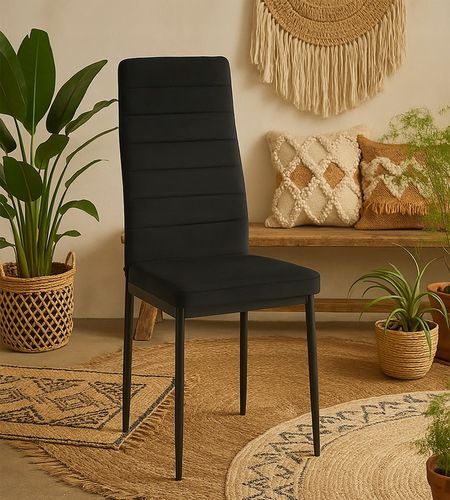 KRZESŁO PIKOWANE WELUR SALON JADALNIA KUCHNIA WYSOKIE MARK KT118 na Arena.pl