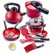 Mini Zestaw garnków i akcesorii do dziecięcej kuchni garnki do zabawy DLA D