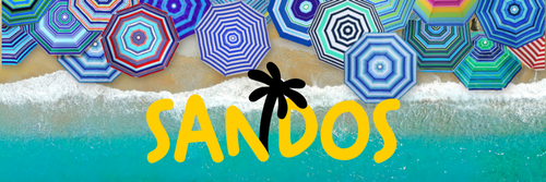 Pruhovaný plážový slunečník na Arena.pl