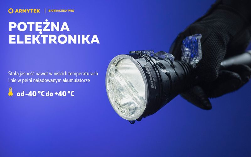 Latarka Armytek Barracuda Pro XHP35 HI Warm zdjęcie 6