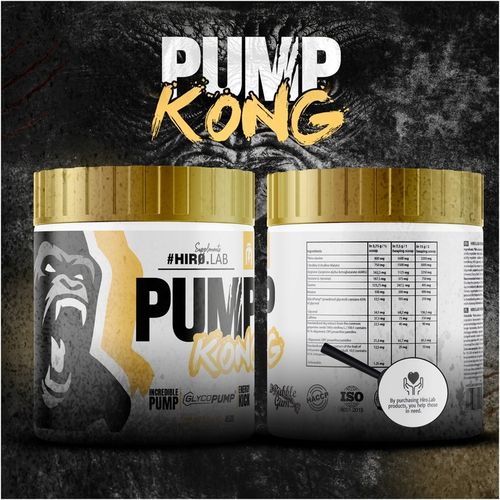 PRZEDTRENINGÓWKA POMPA CYTRULINA ARGININA GLICEROL 450g Pump Kong HIRO na Arena.pl