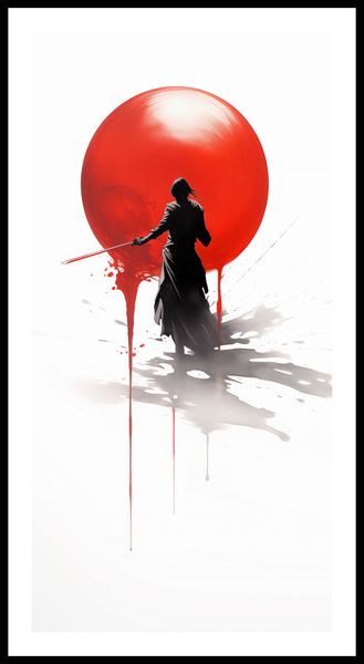 Plakat 50x100cm Samotny Samuraj zdjęcie 3