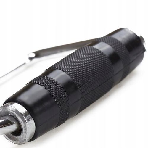 POJEDYŃCZY UCHWYT CHROMOWANA STAL GUMOWY UCHWYT SOLIDNY WYTRZYMAŁY HMS na Arena.pl