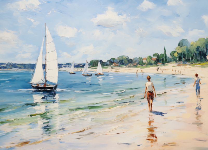 Plakat 18x13cm Życie na Brzegu zdjęcie 1