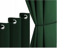 MATOWE ZASŁONY GOTOWE NA PRZELOTKACH 140x160 KÓŁKA