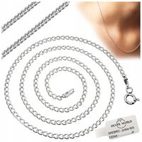 ŁAŃCUSZEK SREBRNY 925 DAMSKI MOCNY NASZYJNIK SUBTELNY NA PREZENT SREBRO 925