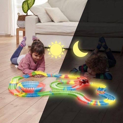 Tor Samochodowy Świecący 360el Glow Tracks 2 Autka na Arena.pl
