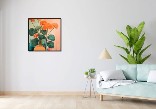 Plakat 70x70cm Kwiatowa Harmonia na Arena.pl