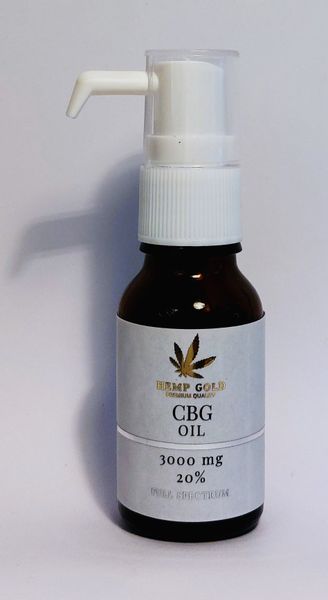 Olejek CBG 20% 15 ml Hemp Gold FULL SPECTRUM zdjęcie 1