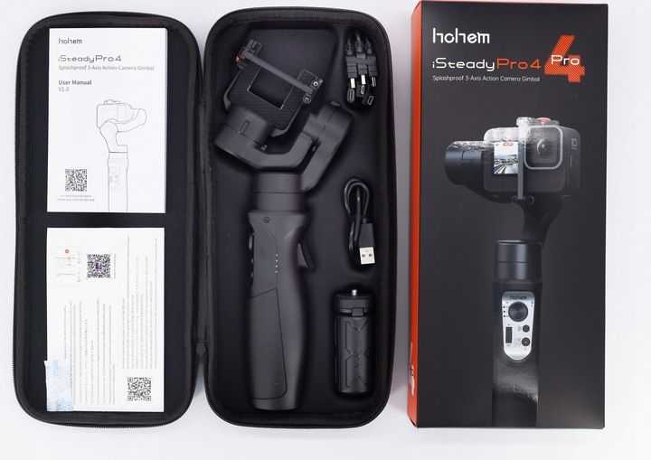 Gimbal Stabilizator HOHEM iSteady Pro4 do Kamer GoPro HERO 12 11 10 9 8 7 6 zdjęcie 16