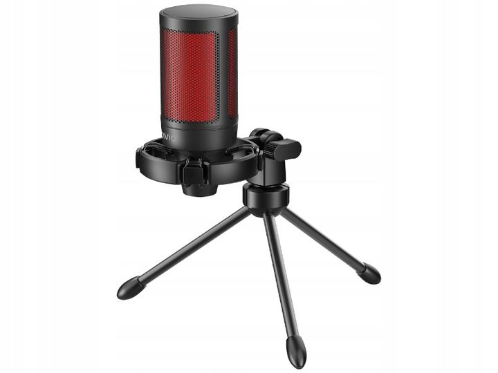 Mikrofon Pojemnościowy Gamingowy Studyjny USB statyw SAVIO SONAR PRO 01 zdjęcie 10