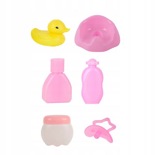 Zestaw dla lalki nocnik butelka śliniak plecak – akcesoria do karmienia na Arena.pl