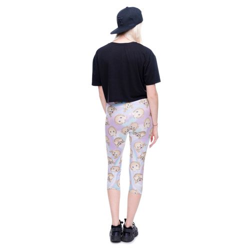 Legginsy 3/4 fullprint EMOJI MONKEYS na Arena.pl