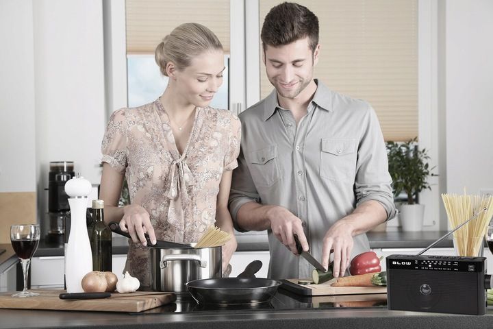 GŁOŚNIK BLUETOOTH RETRO RADIO PRZENOŚNE KUCHENNE AKUMULATOR USB AUX SD zdjęcie 7