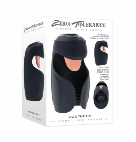 zero tolerance lick the tip stroker model z funkcją języka, 10 trybow na Arena.pl
