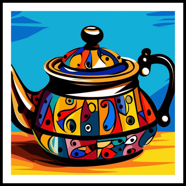 Plakat 90x90cm Może Herbatki? zdjęcie 3