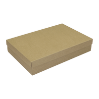 Opakowanie 350x240x70mm - eko beżowe, karton ozdobny