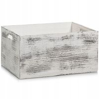 PUDEŁKO SKRZYNIA RUSTIC WHITE 40x30x20 ZELLER