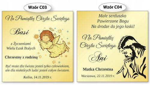 PAMIĄTKA CHRZTU CHRZEST ŚWIĘTY ANIOŁEK ANIOŁ STRÓŻ na Arena.pl