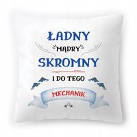 Poduszka Dla Mechanika Na Urodziny Na Prezent Z Nadrukiem Ze Zdjęciem