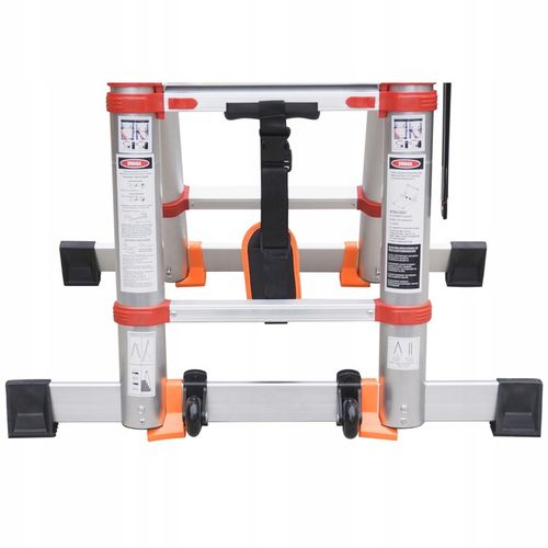 DRABINA TELESKOPOWA PRZEGUBOWA 5,0 M WZMACNIANA na Arena.pl