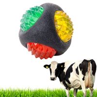 Gryzak Świecąca Piłka Dla Psa Z Kolcami Do Aportowania Interaktywna Zabawka