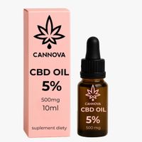 cannova natural cbd oil 500 mg - 5% - 10ml.