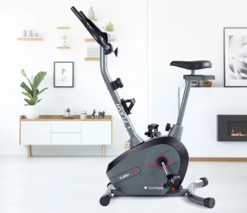 ROWER stacjonarny magnetyczny FLASH rowerek TRENINGOWY SAPPHIRE do 120KG na Arena.pl