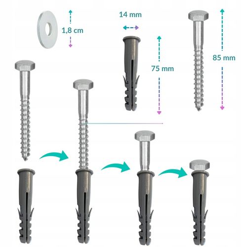 MOCOWANIE SUFITOWE STALOWY UCHWYT HAK DO MONTAŻU PASÓW TRX HUŚTAWKI WORKA na Arena.pl