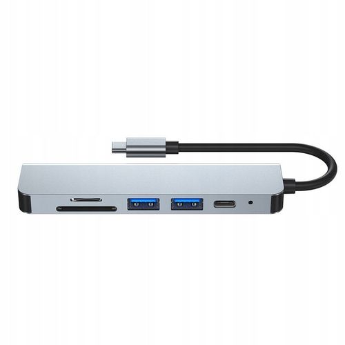 ROZDZIELACZ ADAPTER HUB HDMI TYPE-C USB-C SD MICRO-SD DO MACBOOK M1 M2 M3 na Arena.pl