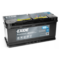 Akumulator Exide Premium 100Ah 900A EN PRAWY PLUS EA1000