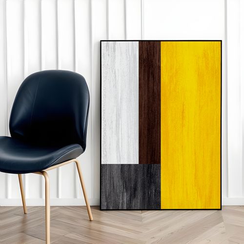 Plakat abstrakcja geometryczna 61x91 cm w czarnej ramie na Arena.pl