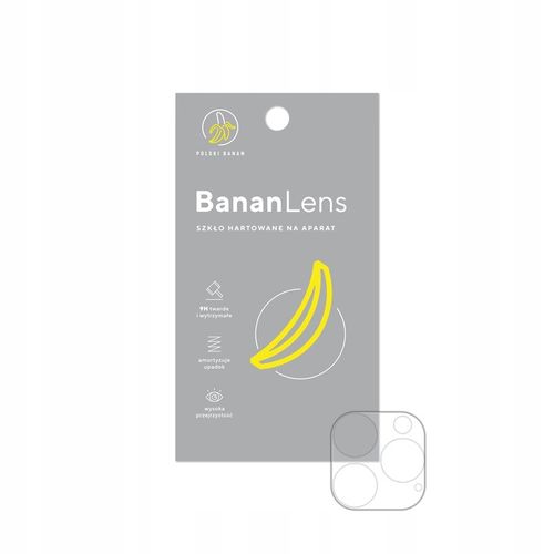 Szkło hartowane 9H BananLens na aparat do Apple iPhone 16 Pro na Arena.pl