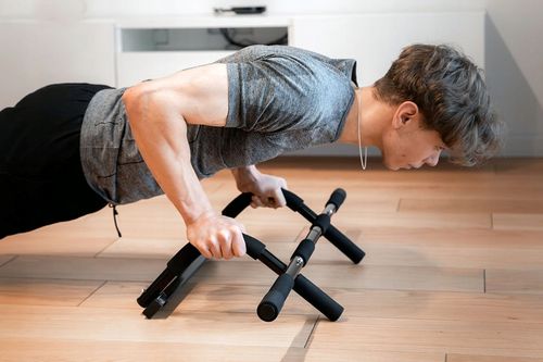 Drążek do Ćwiczeń Wielofunkcyjny do Podciągania Pompek Dipów Wytrzymały na Arena.pl