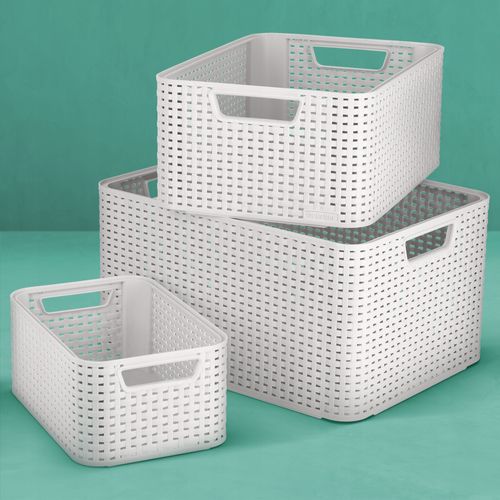 Curver Koszyk Pojemnik Organizer Z Pokrywką 30L na Arena.pl