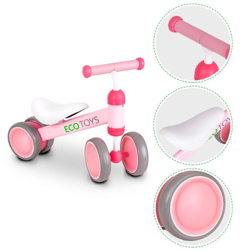 Rowerek Biegowy Mini Rower Practise Pink Ecotoys na Arena.pl