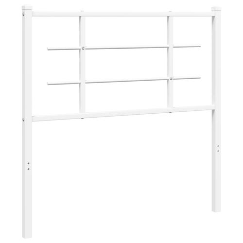 Metalowe wezgłowie, białe, 100 cm na Arena.pl