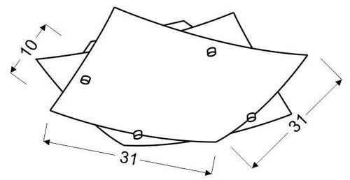 Dublos plafon 31x31 1x9W led na Arena.pl