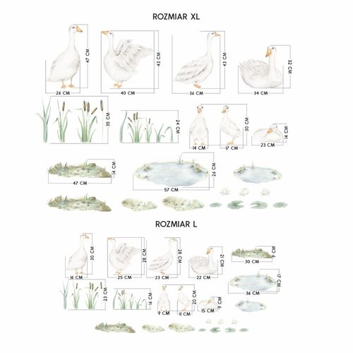Naklejki Zestaw Gąski DK451 XL na Arena.pl