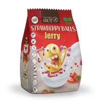 Kulki śniadaniowe "Strawberry Flavour JERRY" bezglutenowe 375g