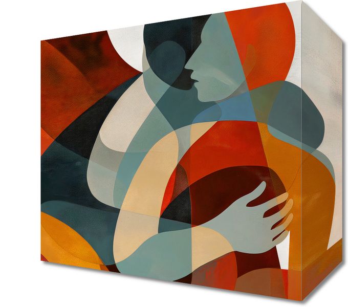 Obraz 20x20cm Objęcia zdjęcie 1