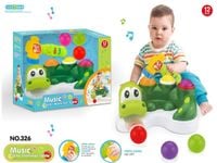 GRA ZRECZNOSCIOWA WBIJ PIŁECZKĘ, WESOŁY KROKODYL