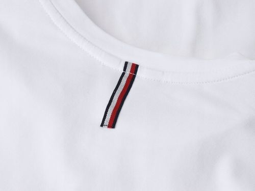 Tommy Hilfiger - DAMSKI T-SHIRT KOSZULKA TH10064-001 biała bluzka na Arena.pl