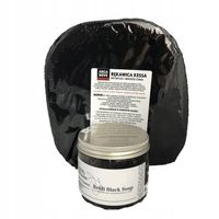 ZESTAW HAMMAM CZARNE MYDŁO i RĘKAWICA PEELING