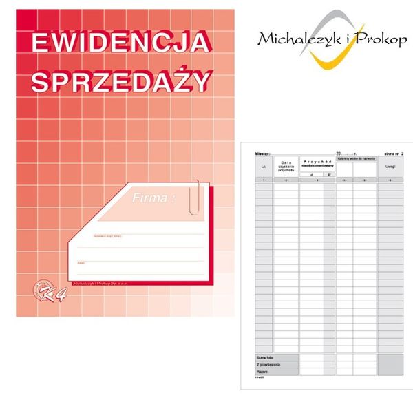 DRUK K4 EWIDENCJA SPRZEDAŻY zdjęcie 1