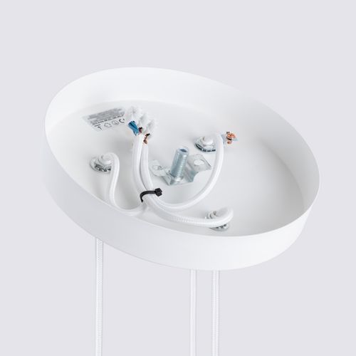 Lampa wisząca KARBON 3P biały na Arena.pl